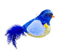 Jouet amusant en peluche pour chat en forme d'oiseaux pour l'exercice des animaux de compagnie avec sons réalistes d'oiseaux en forme d'oiseaux en cours d'exécution interactif pour quand vous n'êtes