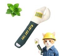 Jouet amusant pour chat avec herbe à chat - Jouet interactif en peluche à mâcher pour chatons qui font leurs dents et chats d'intérieur, parfait pour les jeux de pattes