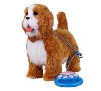 Jouet animal animé, peluche qui marche, chiot peluche avec des sons réalistes, copain sieste en peluches douce, chien qui aboie avec un design mignon, chien peluches pour salon et chambre à coucher