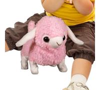 Jouet animal électrique, jouet de mouton robot, Simulation Jouet animé en peluche interactive électrique mignonne, Agneau en peluche, copain de compagnie de sommeil portable pour Pâques, anniversaire,