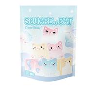 Jouet animal empilable, jouets d'apprentissage empilables pour animaux, ornements transparents de cube de chat, ornement de chat en forme de cube de glace transparent, décoration de table haute pa