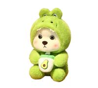 Jouet Animal En Peluche - Ours Au Thé Au Lait 300 G, Oreiller En Peluche Douce, Coussin Câlin À câlinesr, Copain De Sommeil Confortable, Adorable Peluches Décorative | poupées câlines Moelleuse