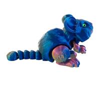 Jouet Animal Fidget, Jouet De Hamster Articulé, Figurine De Hamster, Compact Et Facile À Placer n'importe Où, Design De Hamster Réaliste, Bleu, 15 Cm/5,91 Pouces, pour La Maison