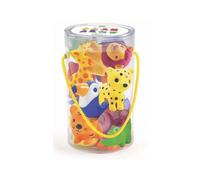 Jouet Animaux de la Savane - DJECO - Troopo-savana aille Unique - Mixte - A partir de 3 ans - Coloris Unique