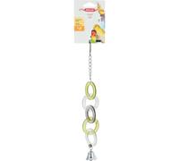 Jouet Anneaux Avec Cloche Pour Oiseaux Zolux (x3) Vert TU