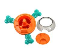 Jouet anti-fuite de nourriture pour animaux de compagnie | Distributeur de boules de friandises pour chiens - Distributeur de nourriture lente portable pour chiens de petite et moyenne taille
