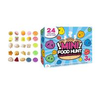 Jouet Anti-stress à Presser,Calendrier de l'Avent Jouet Sensoriel Thème Nourriture - Petit fidget à pétrir - Pour ados, adultes, maison, bureau, école, travail, voyage, vacances, anniversaire