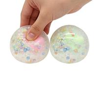 Jouet Anti-Stress à Presser,Deux pièces Gadget Moelleux apaisant,Jouet Manuel de Balle à Presser - pour garçons Filles Adultes Salle de Classe Maison fête Trajet Voyage école