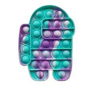 Jouet anti-Stress arc-en-ciel, 1 pièce, anti-bulle sensoriel, pour autisme, besoins spéciaux