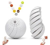 Jouet Anti-Stress « Baseball » - Sphère Sensorielle Rotative Imprimée en 3D, Jouet De Bureau pour Soulager Le Stress Et L'anxiété, Balle De Sport Mécanique Portable Et De Poche(Golf)