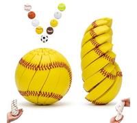 Jouet Anti-Stress « Baseball » - Sphère Sensorielle Rotative Imprimée en 3D, Jouet De Bureau pour Soulager Le Stress Et L'anxiété, Balle De Sport Mécanique Portable Et De Poche(Softball)