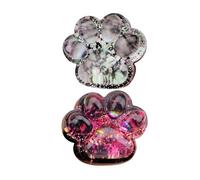 Jouet anti-stress - Big Cat - Patte de chat géante - PVC - Noir et Rouge - 2 packs