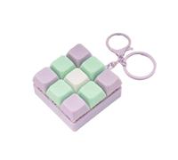 Jouet Anti-Stress Clavier Mécanique - Porte-clés Sac à Dos Fidget Toy Squishy pour Enfant et Adulte - Balle Anti-Stress à Presser - Idée Cadeau Relaxante et Sensorielle