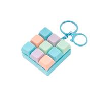 Jouet Anti-Stress Clavier Mécanique - Porte-clés Sac à Dos Fidget Toy Squishy pour Enfant et Adulte - Balle Anti-Stress à Presser - Idée Cadeau Relaxante et Sensorielle