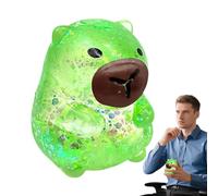 Jouet Anti-Stress Compressible,Modèle Capybara en Caoutchouc À Presser - Décoration De Bureau Anti-Stress pour Garçons, Sœurs Et Filles