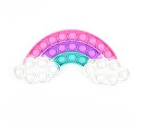 Jouet Anti-Stress En Forme De Bulle, Anti-Stress, Pour Autisme, Crème Glacée, Arc-En-Ciel