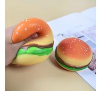 Jouet anti-stress en forme de burger, mignon, doux et adorable, jouet sensoriel pour l'autisme, jouet anti-stress pour adultes, jouet à presser pour soulager le stress, fête de Noël 10PC small Burger