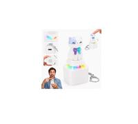 Jouet anti-stress en forme de clavier de chèvre couinant, rechargeable avec son cri de chèvre et lumière LED, pour soulager le stress, l'anxiété, l'autisme, l'anxiété, le bureau