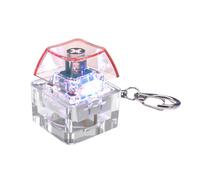 Jouet Anti-Stress en Forme De Clavier - Porte-Clés de Détente Sensorielle pour Le Soulagement du Stress,Clicker Anti-Stress avec Lumière - pour Maison, École, Bureau, Extérieur, Voyage