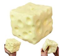 Jouet Anti-Stress en Forme De Fromage, Jouet Fromage Cube À Modeler, Jouets À Presser en Forme De Fromages, pour Se Détendre Et Se Relaxer, pour Garçons, Filles Et Adultes