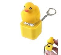 Jouet Anti-Stress Grenouille coassante, cliqueur de Clavier pour Adultes, Canard Qui cancane avec lumières colorées, Anti-Stress et Anti-anxiété pour Adultes ,Duck