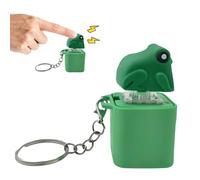 Jouet Anti-Stress Grenouille, Gadget Sensoriel avec Lumière et Son, Llavero de Rana que Grazna, Anti-Stress Adulte et Enfant, aide à la Concentration, Soulage Le Stress et Le Plaisir à Emporter