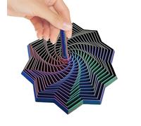 Jouet Anti Stress Hexagonal | Étoile Sensorielle Imprimée 3D Élargie,Toupie Sensorielle Tournoyante pour Doigts Soulagement du Stress pour Voyage Vacances Noël Anniversaire