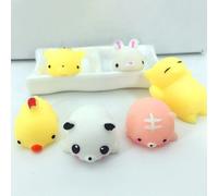 Jouet Anti-Stress Kawaii Tpr Pour Enfants, 10 Pièces, Jouet À Presser, Squishy, Visqueux, À Monter Lentement, Cadeau