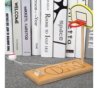 Jouet Anti-Stress Mini En Bois Assemblé Support De Basket-Ball Pliable Jeu De Basket-Ball Bureau Table Basket-Ball Cadeau D'anniversaire