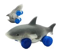 Jouet Anti-Stress Requin - Design De Voiture Mignon Doux Jeux De Poche,Jouet Animal à Presser,pour Bureaux Travail Salle De Classe Étude Salles D'Attente Adultes Famille Amis