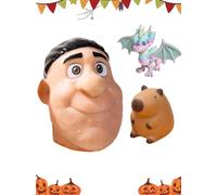 Jouet Antistress Éclate Boutons, Simulateur Anti-Stress Éclate Comédons, Jouet Anti-Stress Realiste avec Zits à Percer, Jouet Nettoyant Visage Silicone Boutons (A)