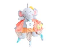 Jouet Apaisant pour Bébé Rose en Coton Duvet, Doudou pour Sommeil