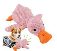 Jouet apaisant pour caani Canard - sonore, Jouets à mâcher pour Chiots, Peluche Douce percanes Canard Charlatan | Animal grinçant Peluche Jouet pour Chien grinçant
