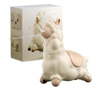 Jouet Aquatique en Forme de Lama cracheur, arroseur à Pousser avec tête rotative à 45°, Jouet de Piscine Anti-Fuite en alpaga pour Enfants, Jeux d'eau en Plein air (1 PCS)