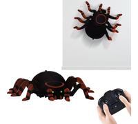 Jouet Araignée Avec Télécommande - Interactif Avec Lumière Et Son, Balck Animatronic Jouet d'escalade Araignée | Pour Jeux, Éducation, Divertissement, Garçons, , Adultes, Intérieur, Extérieur