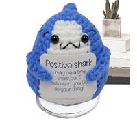 Jouet Au Crochet Avec Requin - Requin En Peluche Tricoté Fait À La Main | Animal En Peluche Doux Et Tendre, , Décorations De Chambre À Thème Océan, Sic