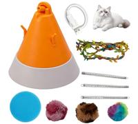 Jouet automatique pour chat Capteur Intelligent, Rechargeable USB, Couineur