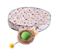 Jouet automatique pour chat - interactifs pour chats avec balle roulante - Balle roulante électrique de 70 cm et housse de chasse pour jouer en intérieur - Jouet d'exercice interactif avec