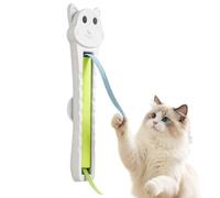 Jouet automatique pour chat mural rechargeable interactif | Boredom Buster Jouet pour chat, stimulation mentale, 2 modes de vitesse, support mural sans perçage, cordon anti-accroc