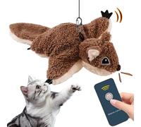 Jouet automatique pour chat | Souris battante télécommandée pour chat - Activation tactile - Pour stimuler mentalement l'ennui - Pour intérieur et maison - Appartement - Pour adultes