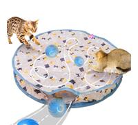 Jouet automatisé pour chat - Trois modes de jeu automatique pour chat à roulement rapide dans , accessoire interactif pour jouer, poursuivre, famille, amis
