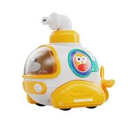 Jouet automobile - 4,13 pouces tire-toi en arrière pour le plaisir en plein air, jeu interactif avec sifflet, presse et go toys for kids préscolaire, réunions de famille du festival de Noël, cadeau d'