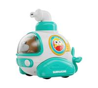 Jouet automobile - 4,13 pouces tire-toi en arrière pour le plaisir en plein air, jeu interactif avec sifflet, presse et go toys for kids préscolaire, réunions de famille du festival de Noël, cadeau d'