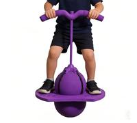 Jouet avec Balle rebondissant pour Sauter - Balle d'entraînement avec poignée, Jouet interactif Amusant pour Le Fitness pour Filles Adultes, Design sûr et Durable, Encourage l'égalité