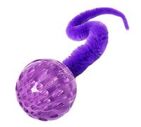 Jouet avec balle rebondissante: accessoire pour jeu de chat, boule avec ver de queue, design interactif avec fonction de rebond élastique | divertissement pour animaux de compagnie pour chatons
