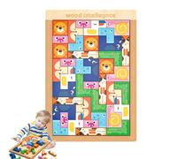 Jouet avec blocs de construction, blocs de construction pour | Jouets empilables Blocs de construction en bois pour animaux - Jouet éducatif Puzzle créatif Jouet de co
