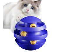 Jouet avec boule pour chat - Jouet en poly à 3 couches | Exercice jouets de stimulation pour chat, jouet amusant pour chat, consommation d'énergie, animaux de compagnie