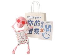 Jouet avec figure de squelette balançoire, décorations de squelettes dansants | Jouet squelette balançoire | Jouet à bascule cool et amusant pour la zone de travail, la