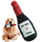 Jouet avec grincement de canettes de bière résistant aux morsures - Peluche à mâcher bruyante et crépus avec son pour chien, jeu amusant interactif pour la dentition et la formation des couches