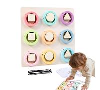 Jouet avec laçage en bois, Jouet avec laçage assorti aux couleurs,Jeux de voyage avec enfilage de combinaisons de couleurs | pour encourager à l'âge préscolaire